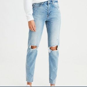 American eagle distressed straight leg jeans